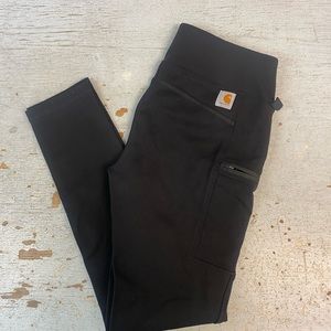Carhartt Womens size XS Force Fitted Lightweight Utility Leggings Black NWOT